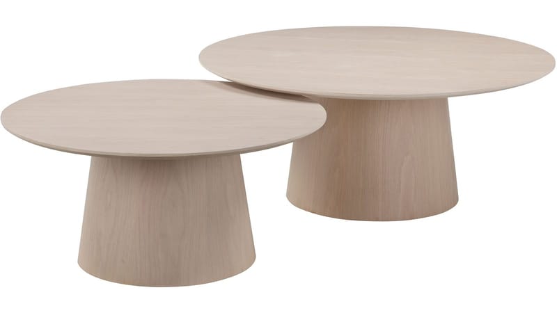 Soffbord Solhem 100 cm - Vitpigmenterad ek - Möbler - Vardagsrum - Soffbord & vardagsrumsbord - Soffbord