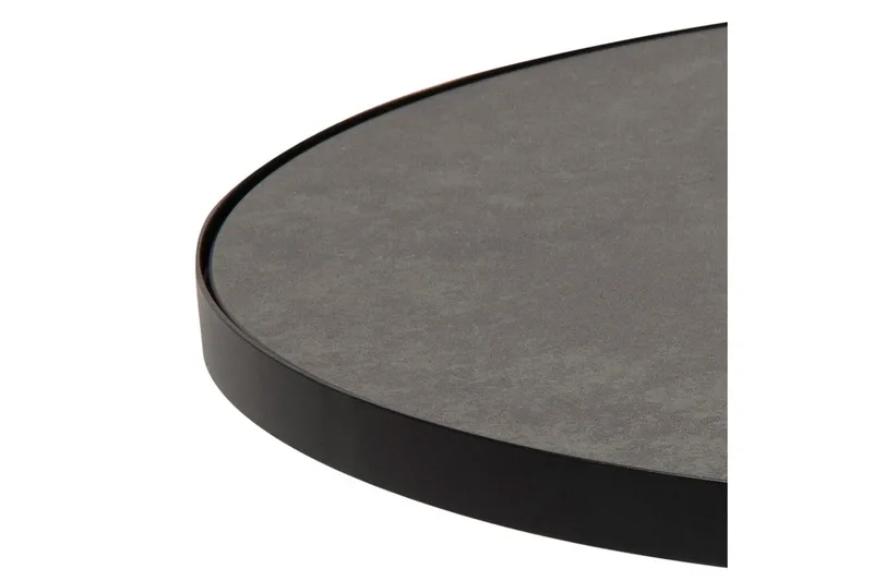 Soli Förlängingsbart Soffbord 66 cm Runt - Glas/Svart/Matt Svart - Möbler - Vardagsrum - Soffbord & vardagsrumsbord - Soffbord