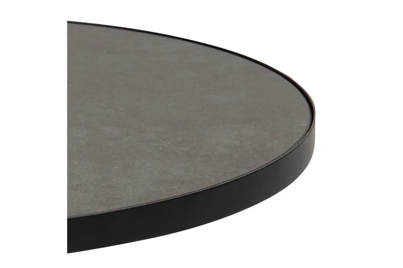 Soli Förlängingsbart Soffbord 66 cm Runt - Glas/Svart/Matt Svart - Möbler - Vardagsrum - Soffbord & vardagsrumsbord - Soffbord