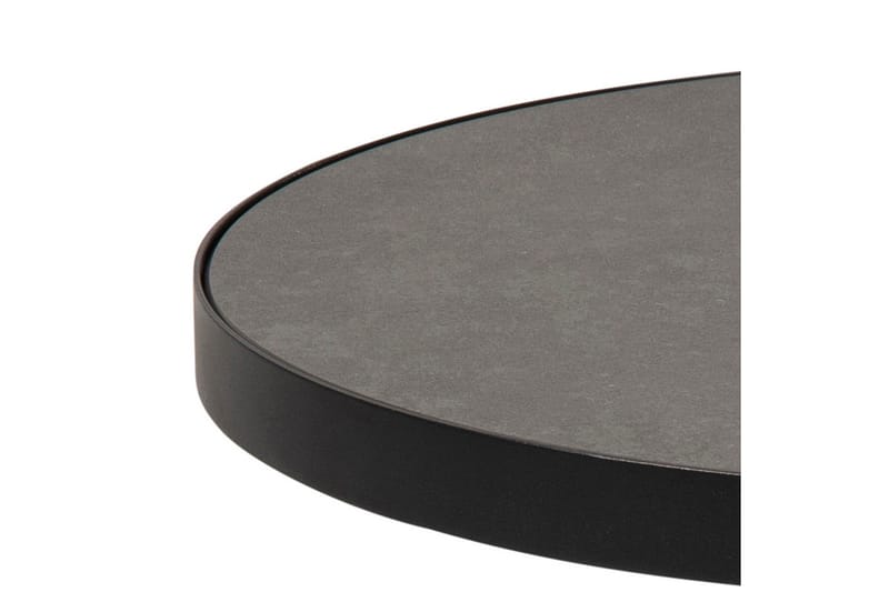 Soli Soffbord 46 cm Runt - Glas/Svart/Matt Svart - Möbler - Vardagsrum - Soffbord & vardagsrumsbord - Soffbord