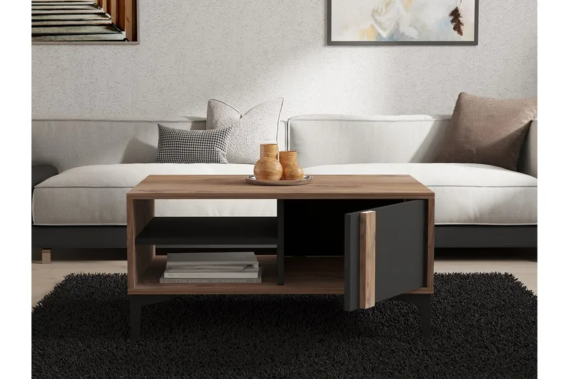 Sonay Soffbord 90 cm - Antracit - Möbler - Vardagsrum - Soffbord & vardagsrumsbord - Soffbord