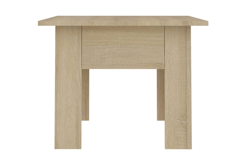 Soffbord sonoma-ek 55x55x42 cm spånskiva - Brun - Möbler - Vardagsrum - Soffbord & vardagsrumsbord - Soffbord
