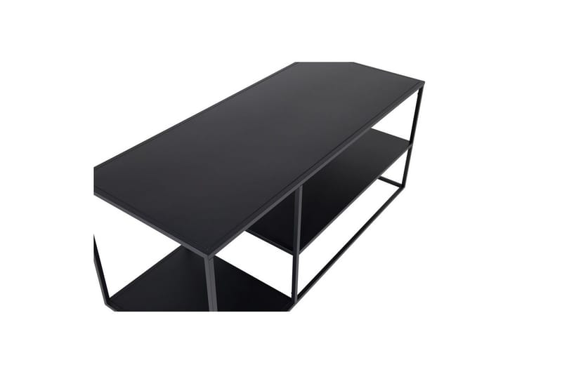 Soffbord Staal - Svart, 120x50x50 - Möbler - Vardagsrum - Soffbord & vardagsrumsbord - Avlastningsbord & konsolbord