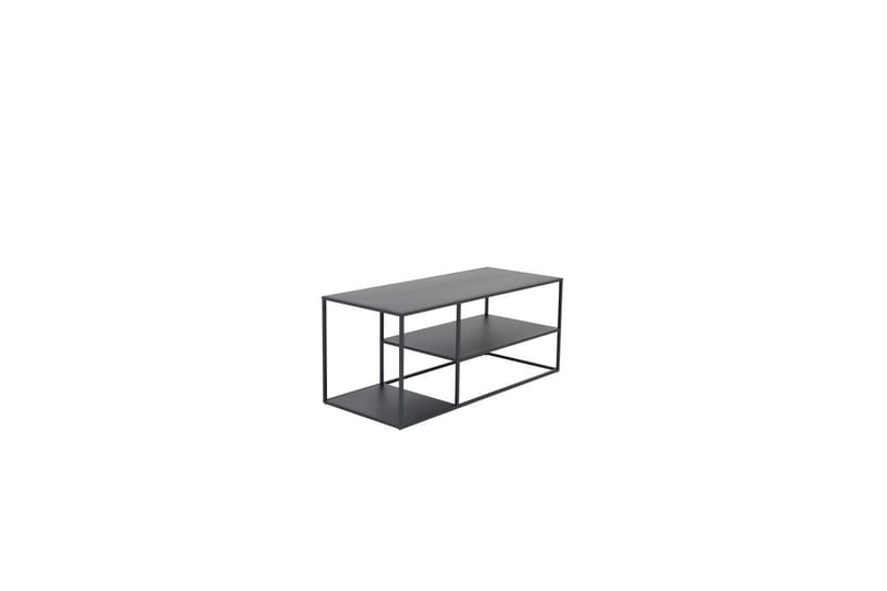Soffbord Staal - Svart, 120x50x50 - Möbler - Vardagsrum - Soffbord & vardagsrumsbord - Avlastningsbord & konsolbord