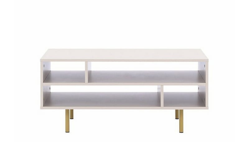 Staffin Rektangulärt Soffbord med Öppna Hyllfack i Trä - Beige - Möbler - Vardagsrum - Soffbord & vardagsrumsbord - Soffbord