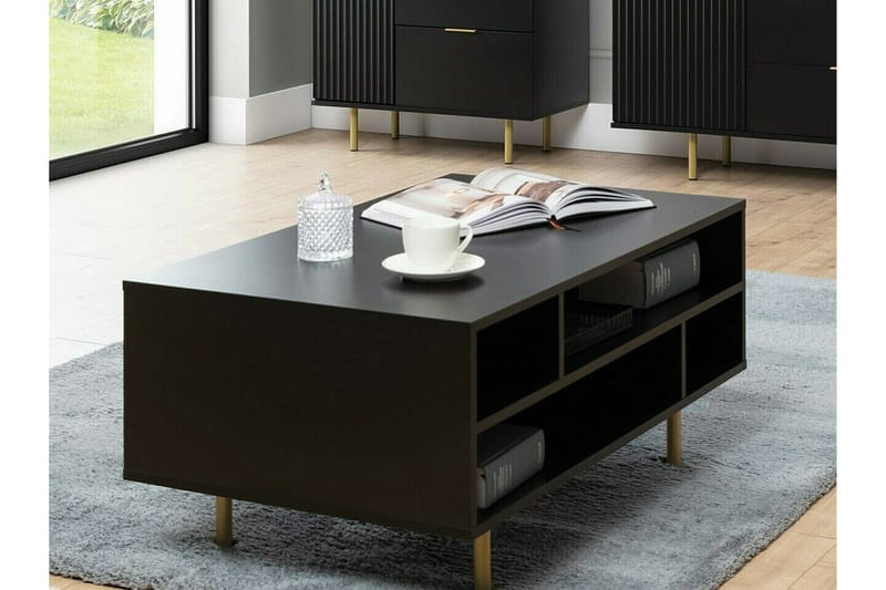 Staffin Soffbord 60 cm - Svart - Möbler - Vardagsrum - Soffbord & vardagsrumsbord - Soffbord