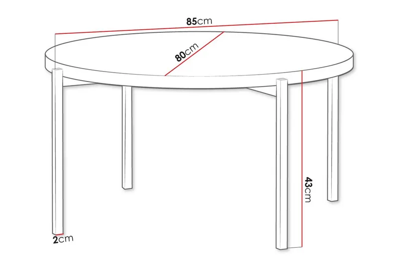 Staffin Soffbord Black - Möbler - Vardagsrum - Soffbord & vardagsrumsbord - Soffbord