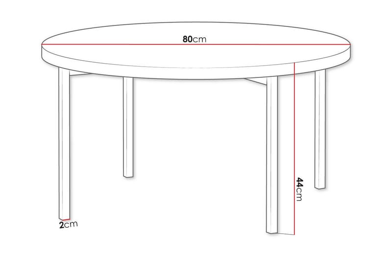 Staffin Soffbord NO_BRAND Black - Möbler - Vardagsrum - Soffbord & vardagsrumsbord - Soffbord