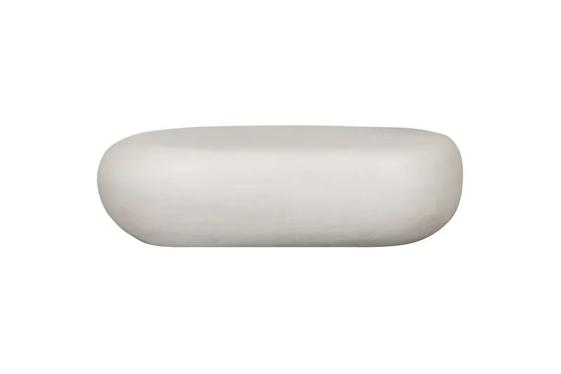 Soffbord Sten - Vit, 28x100x43 cm - Möbler - Vardagsrum - Soffbord & vardagsrumsbord - Soffbord