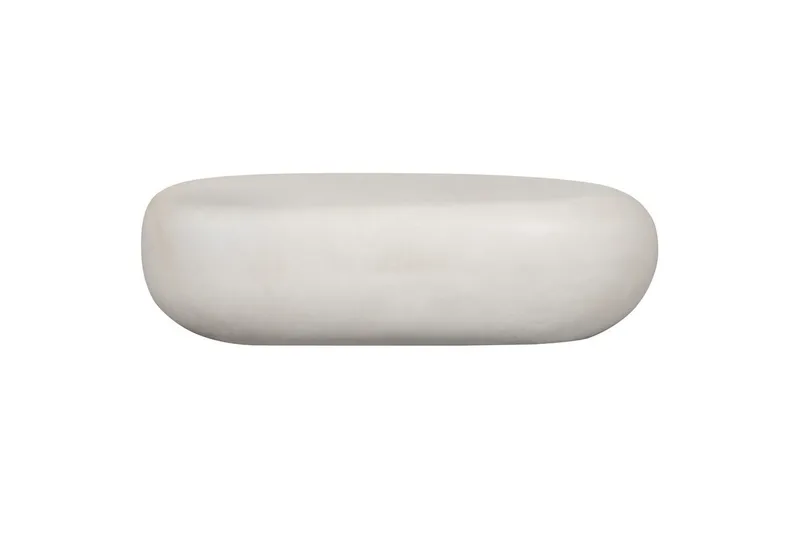 Soffbord Sten - Vit, 28x100x43 cm - Möbler - Vardagsrum - Soffbord & vardagsrumsbord - Soffbord