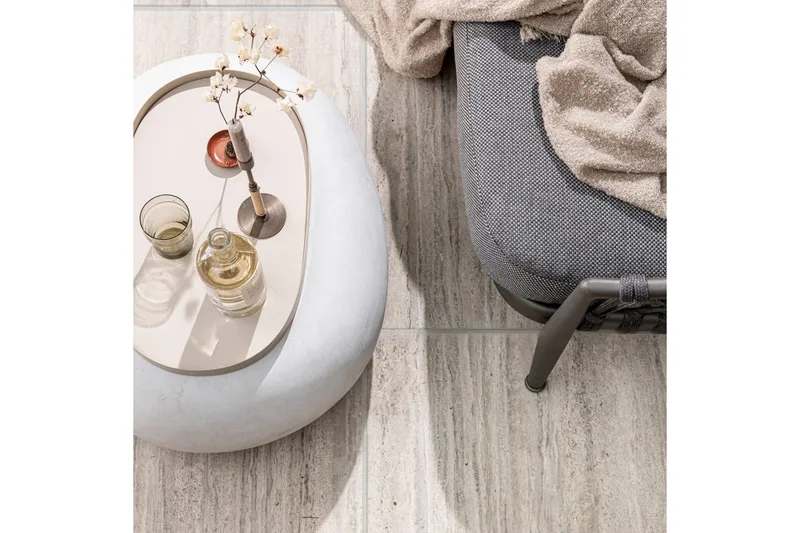 Soffbord Sten - Vit, 31x65x49 cm - Möbler - Vardagsrum - Soffbord & vardagsrumsbord - Soffbord