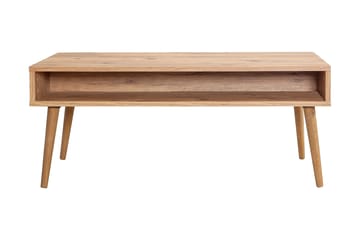 STENBYN Soffbord 110 cm med Förvaring Hylla Oklahoma Natur - Möbler - Vardagsrum - Soffbord & vardagsrumsbord - Soffbord