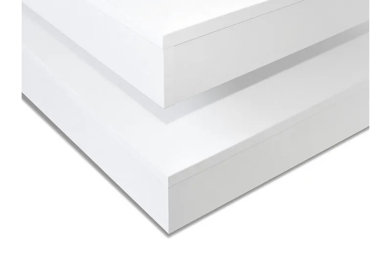 Stoliv Soffbord 70 cm Vridbart med Förvaring Hylla - Vit - Möbler - Vardagsrum - Soffbord & vardagsrumsbord - Soffbord