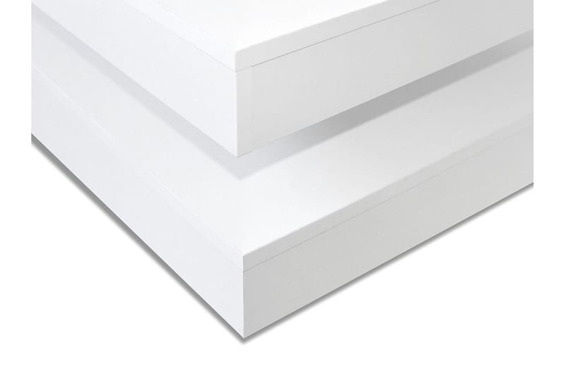 Stoliv Soffbord 70 cm Vridbart med Förvaring Hylla - Vit - Möbler - Vardagsrum - Soffbord & vardagsrumsbord - Soffbord