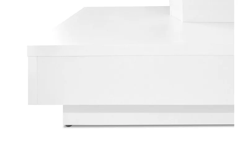 Stoliv Soffbord 70 cm Vridbart med Förvaring Hylla - Vit - Möbler - Vardagsrum - Soffbord & vardagsrumsbord - Soffbord