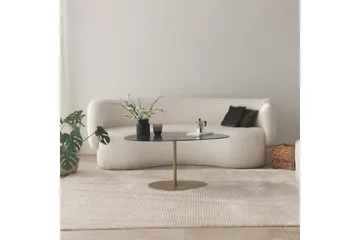 Svanabyn Soffbord 90 cm - Grå/Guld - Möbler - Vardagsrum - Soffbord & vardagsrumsbord - Soffbord