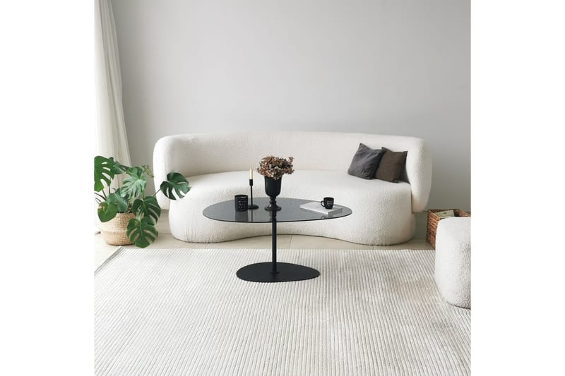 Svanabyn Soffbord 90 cm - Grå/Svart - Möbler - Vardagsrum - Soffbord & vardagsrumsbord - Soffbord