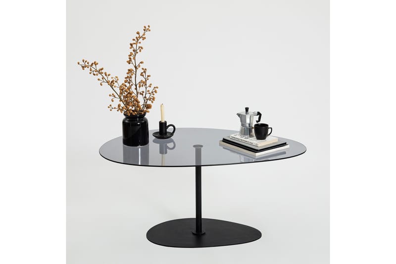 Svanabyn Soffbord 90 cm - Grå/Svart - Möbler - Vardagsrum - Soffbord & vardagsrumsbord - Soffbord