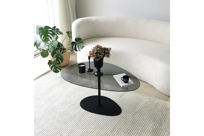 Svanabyn Soffbord 90 cm - Grå/Svart - Möbler - Vardagsrum - Soffbord & vardagsrumsbord - Soffbord