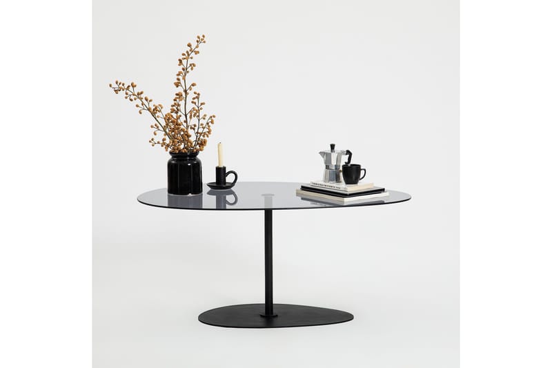 Svanabyn Soffbord 90 cm - Grå/Svart - Möbler - Vardagsrum - Soffbord & vardagsrumsbord - Soffbord