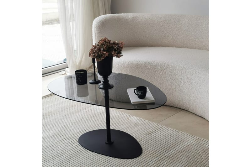 Svanabyn Soffbord 90 cm - Grå/Svart - Möbler - Vardagsrum - Soffbord & vardagsrumsbord - Soffbord