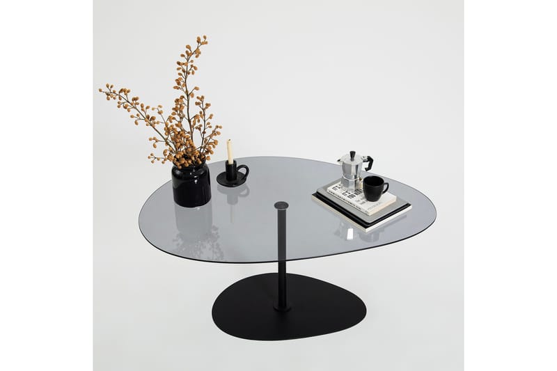 Svanabyn Soffbord 90 cm - Grå/Svart - Möbler - Vardagsrum - Soffbord & vardagsrumsbord - Soffbord