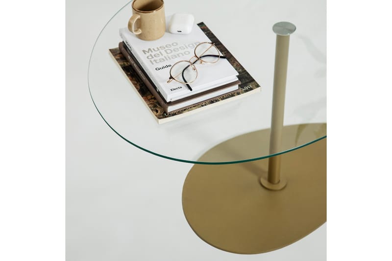 Svanabyn Soffbord 90 cm - Guld - Möbler - Vardagsrum - Soffbord & vardagsrumsbord - Soffbord