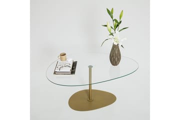 Svanabyn Soffbord 90 cm - Guld - Möbler - Vardagsrum - Soffbord & vardagsrumsbord - Soffbord