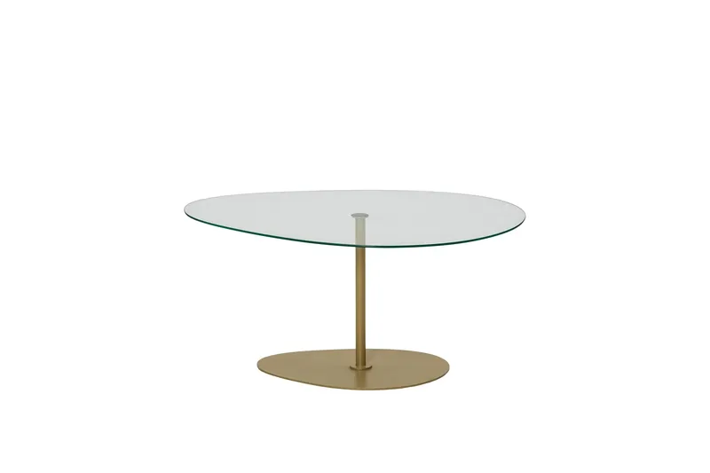 Svanabyn Soffbord 90 cm - Guld - Möbler - Vardagsrum - Soffbord & vardagsrumsbord - Soffbord