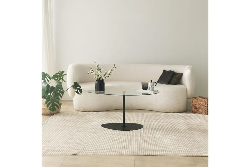 Svanabyn Soffbord 90 cm, Svart