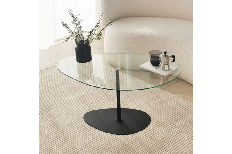 Svanabyn Soffbord 90 cm - Svart - Möbler - Vardagsrum - Soffbord & vardagsrumsbord - Soffbord