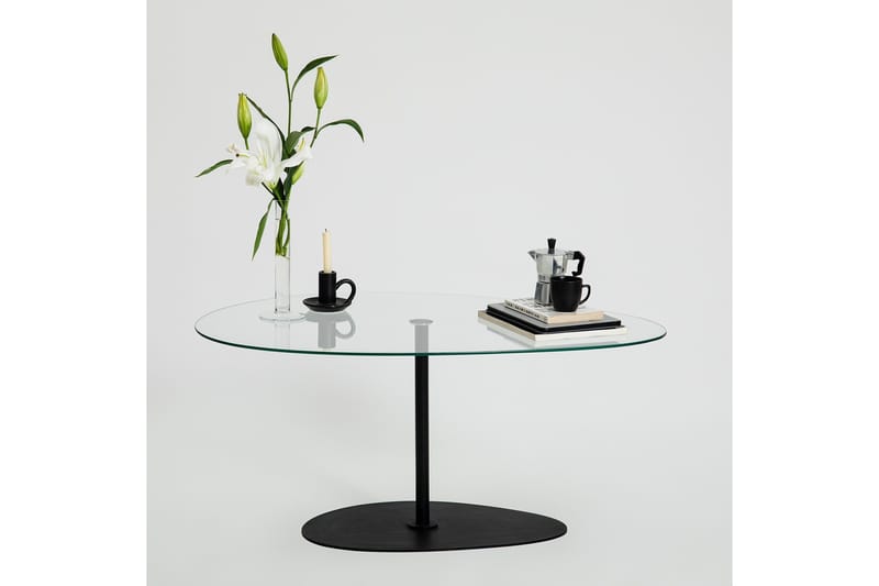 Svanabyn Soffbord 90 cm - Svart - Möbler - Vardagsrum - Soffbord & vardagsrumsbord - Soffbord