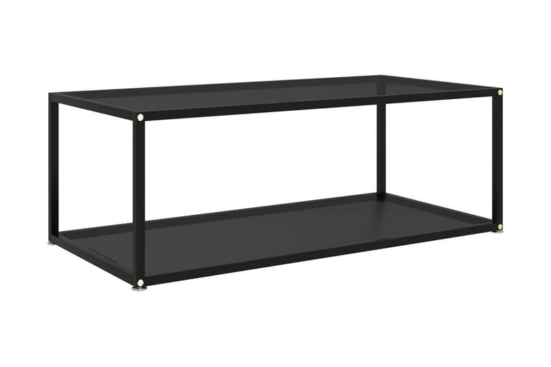 Soffbord svart 100x50x35 cm härdat glas - Möbler - Vardagsrum - Soffbord & vardagsrumsbord - Soffbord