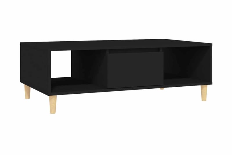 Soffbord svart 103,5x60x35 cm spånskiva - Svart - Soffbord - Bord
