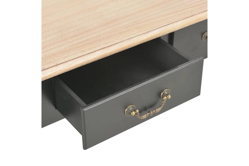 Soffbord svart 80x80x50 cm trä - Svart - Soffbord - Bord