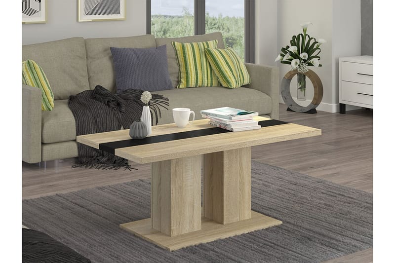 Tallow 60 cm Rektangulärt Soffbord i Målat Trä - Beige - Möbler - Vardagsrum - Soffbord & vardagsrumsbord - Soffbord