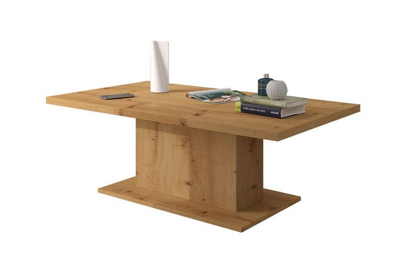 Tallow 60 cm Rektangulärt Soffbord i Mörkt Trä, Brun
