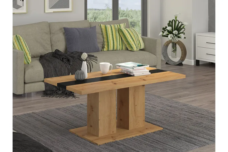 Tallow Soffbord 60 cm NO_BRAND Black - Möbler - Vardagsrum - Soffbord & vardagsrumsbord - Soffbord