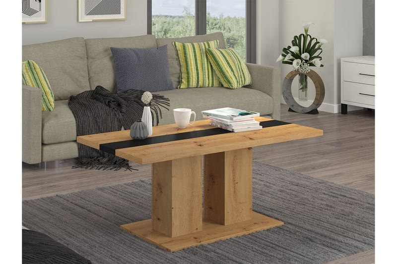 Tallow Soffbord 60 cm Rektangulärt i Målat Trä - Svart - Möbler - Vardagsrum - Soffbord & vardagsrumsbord - Soffbord