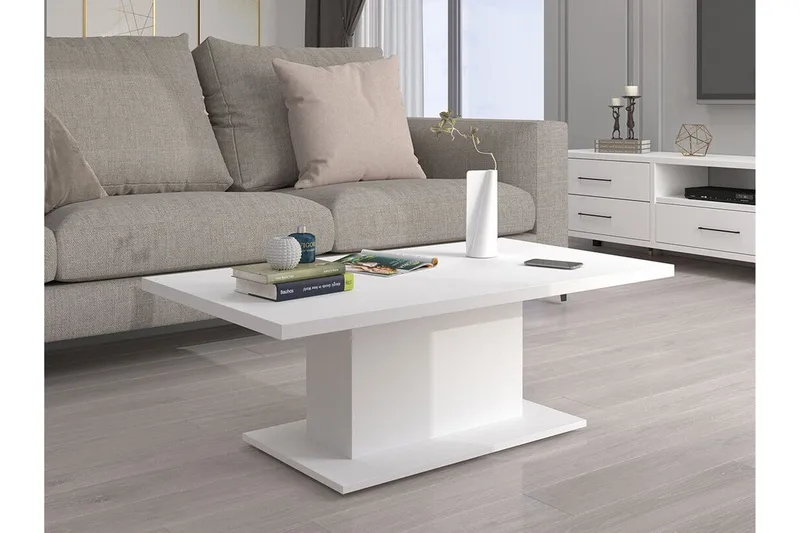 Tallow Soffbord 60 cm White - Möbler - Vardagsrum - Soffbord & vardagsrumsbord - Soffbord