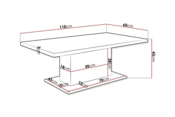 Tallow Soffbord 60 cm - Möbler - Vardagsrum - Soffbord & vardagsrumsbord - Soffbord