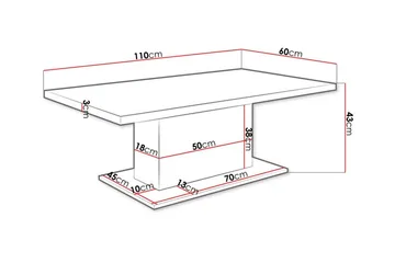 Tallow Soffbord 60 cm - Möbler - Vardagsrum - Soffbord & vardagsrumsbord - Soffbord