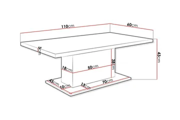 Tallow Soffbord 60 cm - Möbler - Vardagsrum - Soffbord & vardagsrumsbord - Soffbord