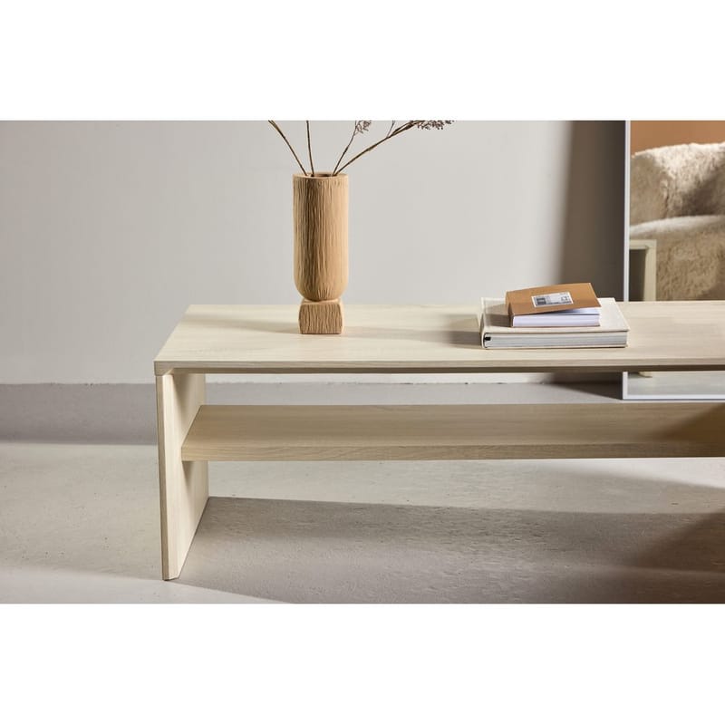 Soffbord Telemarket - Vitputsad - Möbler - Vardagsrum - Soffbord & vardagsrumsbord - Soffbord