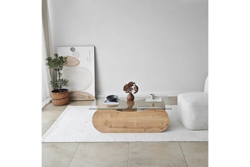 Soffbord Tevrin Sudamalek / Transparent - Sudamalek / Transparent - Möbler - Vardagsrum - Soffbord & vardagsrumsbord - Soffbord