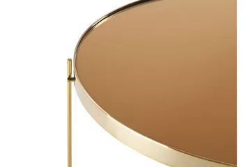 Thore Soffbord i härdat glas - Guld - Möbler - Vardagsrum - Soffbord & vardagsrumsbord - Soffbord