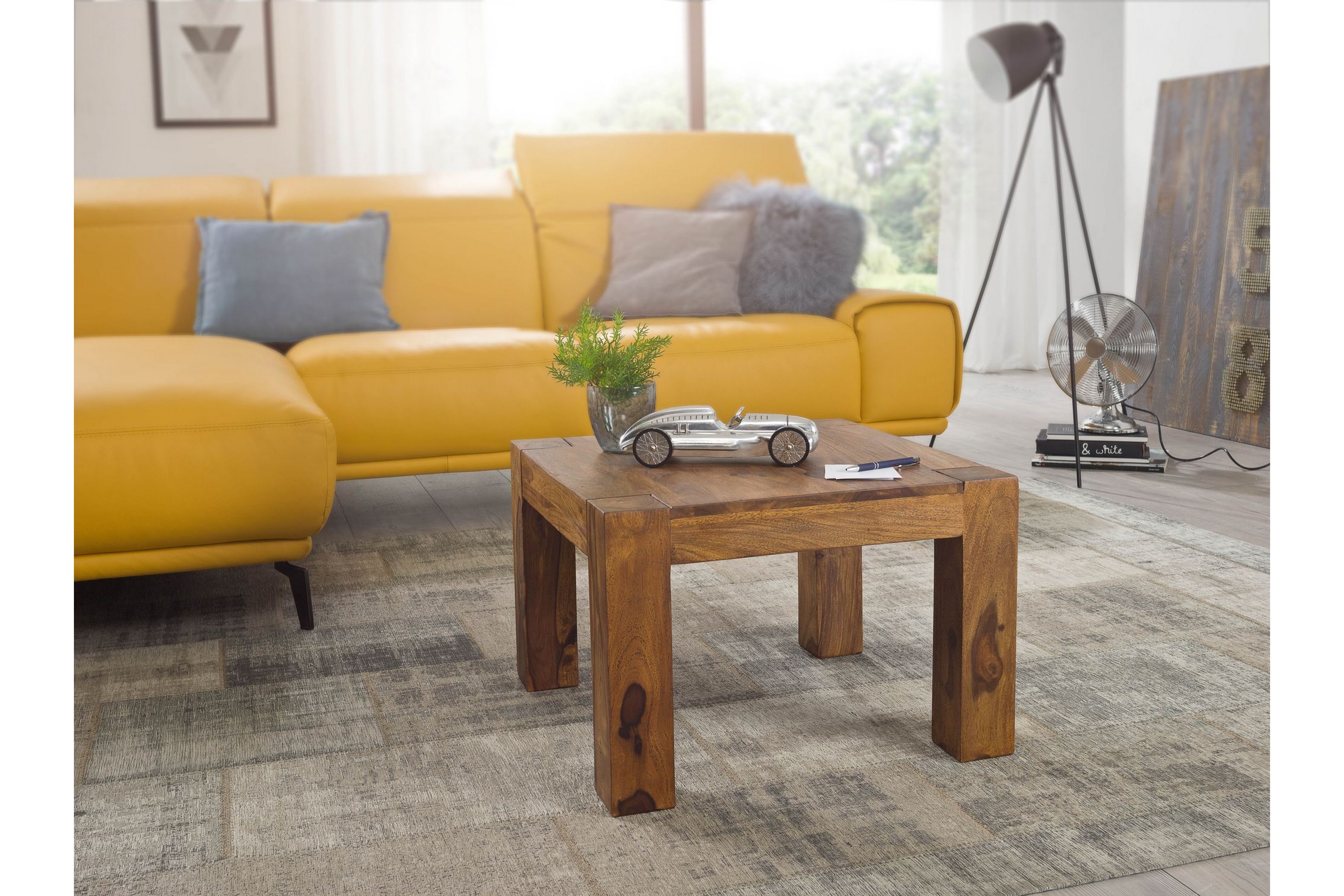 tilla soffbord 60 cm massivt trä -