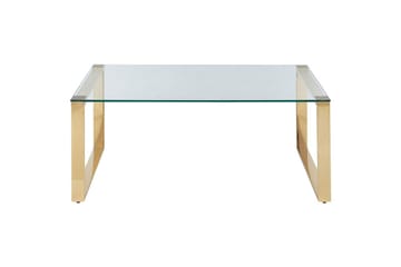 Soffbord Tilon Guld/transparent - Guld/transparent - Möbler - Vardagsrum - Soffbord & vardagsrumsbord - Soffbord