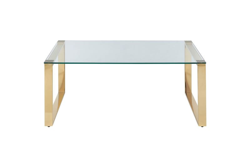 Soffbord Tilon Guld/transparent - Guld/transparent - Möbler - Vardagsrum - Soffbord & vardagsrumsbord - Soffbord