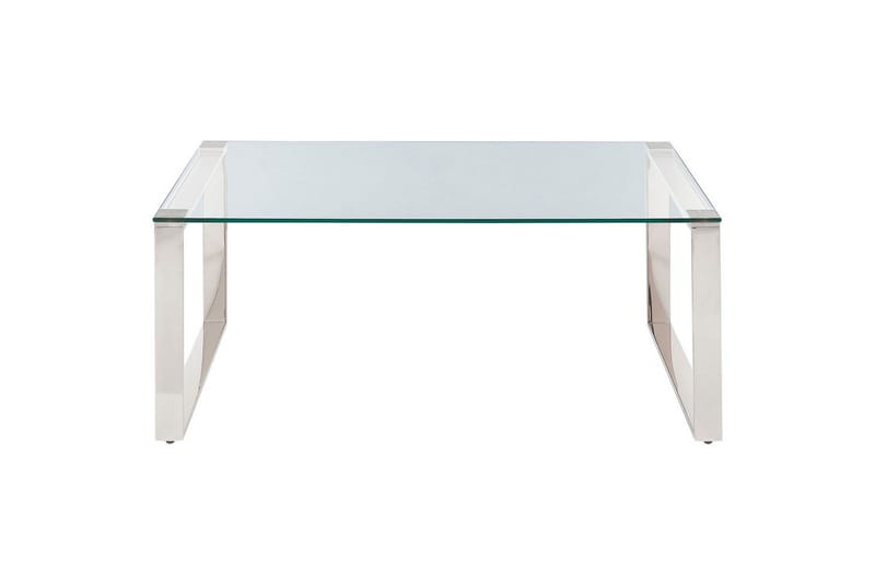 Soffbord Tilon Silver/Transparent - Silver/Transparent - Möbler - Vardagsrum - Soffbord & vardagsrumsbord - Soffbord